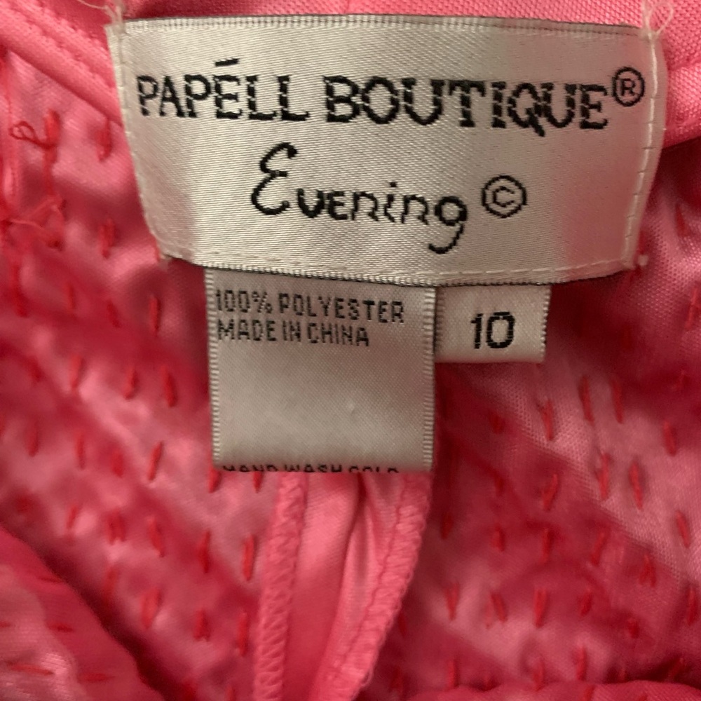 ✨☁️💕90s Hot Pink Sequined Barbie Gown💕☁️✨ - Picture 5 of 6